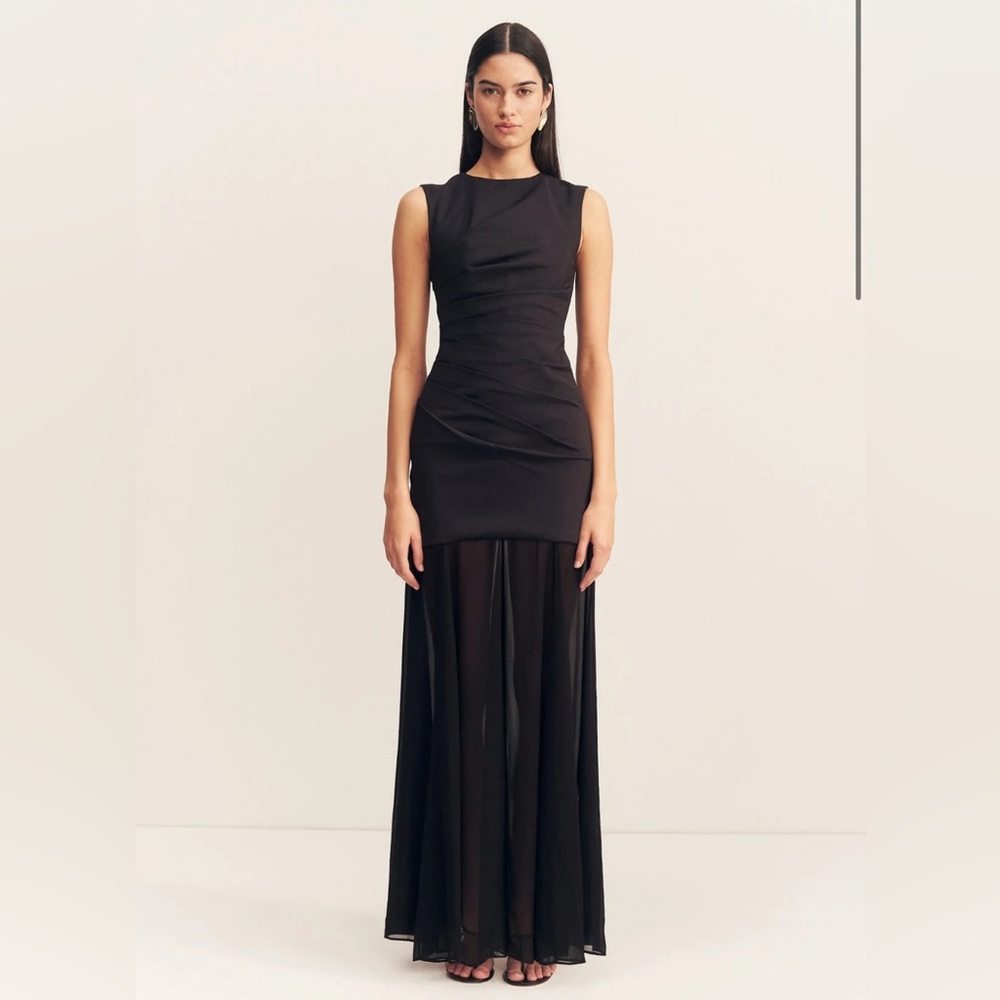 Shona Joy Black Maxi Dress